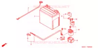 BATTERIE pour Honda CB X4 1300 de 1997