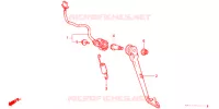 BEQUILLE pour Honda CB X4 1300 de 1997