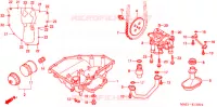 CARTER   POMPE   FILTRE A HUILE pour Honda CB X4 1300 de 1997