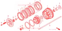 EMBRAYAGE pour Honda CB X4 1300 de 1997