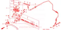 MAITRE CYLINDRE pour Honda CB X4 1300 de 1997