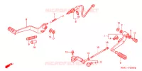 PEDALE pour Honda CB X4 1300 LD de 2002