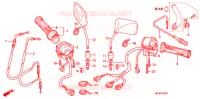 COMMODO   LEVIER   CABLE pour Honda CB 1300 SUPER BOL DOR de 2007