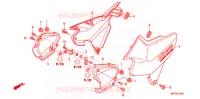 COUVERCLES LATERAUX pour Honda CB 1300 SUPER BOL DOR GOLDEN RIMS de 2010