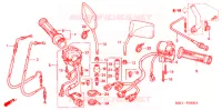 COMMODO   LEVIER   CABLE pour Honda CB 1300 SUPER BOL DOR ABS WHITE de 2005