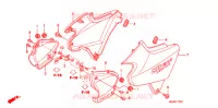 COUVERCLES LATERAUX pour Honda CB 1300 SUPER BOL DOR ABS de 2007