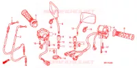 COMMODO   LEVIER   CABLE pour Honda CB 1300 SUPER BOL DOR ABS TWO TONES de 2009