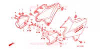 COUVERCLES LATERAUX pour Honda CB 1300 SUPER BOL DOR ABS TWO TONES de 2009