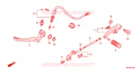 PEDALE pour Honda CB 1300 SUPER BOL DOR EP SE de 2016