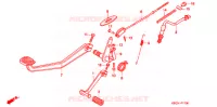 PEDALE pour Honda CB 250 NIGHTHAWK de 2002