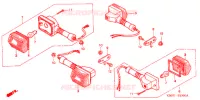 CLIGNOTANT pour Honda CB 250 NIGHTHAWK de 2005