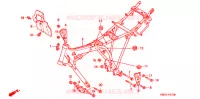 CADRE pour Honda CB 250 NIGHTHAWK de 2006