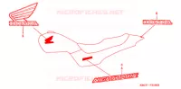 AUTOCOLLANTS pour Honda CB 250 NIGHTHAWK de 2006