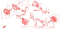 CLIGNOTANT pour Honda CB 250 NIGHTHAWK de 1993