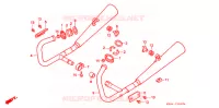 SILENCIEUX D'ECHAPPEMENT pour Honda CB 250 NIGHTHAWK de 1993