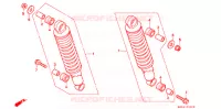 AMORTISSEUR ARRIERE pour Honda CB 250 NIGHTHAWK de 1993