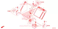 BATTERIE pour Honda CB 300 F de 2016