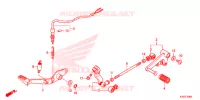 PEDALE pour Honda CB 300 F de 2016
