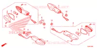 CLIGNOTANT pour Honda CB 300 F de 2016
