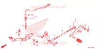 PEDALE pour Honda CB 300 POLICE ABS 6DK de 2015