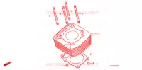 CYLINDRE pour Honda CB 300 R de 2009