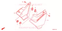 COUVERCLES LATERAUX pour Honda CB 400 SUPER FOUR de 2010