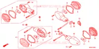 CLIGNOTANT pour Honda CB 400 SUPER FOUR ABS TYPE II de 2011
