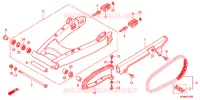 BRAS OSCILLANT pour Honda CB 400 SUPER FOUR ABS VTEC REVO de 2015
