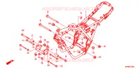 CADRE pour Honda CB 400 SUPER FOUR ABS VTEC REVO de 2015