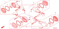 CLIGNOTANT pour Honda CB 400 SUPER FOUR ABS VTEC REVO de 2015