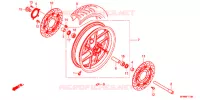 ROUE AVANT pour Honda CB 400 SUPER FOUR ABS VTEC REVO de 2015