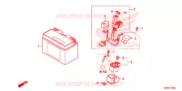 BATTERIE pour Honda CB 400 SUPER FOUR ABS de 2014