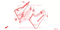 COUVERCLES LATERAUX pour Honda CB 400 SUPER FOUR ABS de 2014