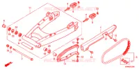 BRAS OSCILLANT pour Honda CB 400 SUPER FOUR ABS VTEC REVO de 2017