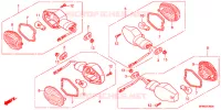 CLIGNOTANT pour Honda CB 400 SUPER FOUR ABS VTEC REVO de 2017