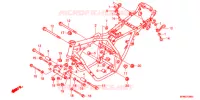 CADRE pour Honda CB 400 SUPER FOUR TYPE V de 2011