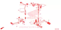 PEDALE pour Honda CB 400 de 2014