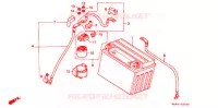 BATTERIE pour Honda CB 400 F CB1 de 1989