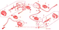 CLIGNOTANT pour Honda CB 400 F CB1 de 1989