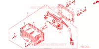 FEU ARRIERE pour Honda CB 400 F CB1 de 1989