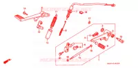 PEDALE pour Honda CB 400 F CB1 de 1989