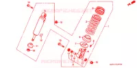 AMORTISSEUR ARRIERE pour Honda CB 400 F CB1 de 1989