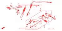 PEDALE pour Honda CB 400 F CB1 de 1989