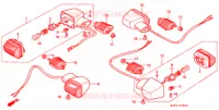 CLIGNOTANT pour Honda CB 400 F CB1 de 1990