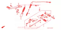 PEDALE pour Honda CB 400 F CB1 de 1990