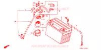 BATTERIE pour Honda CB 400 F CB1 de 1990