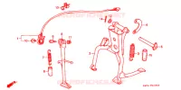 BEQUILLE pour Honda CB 400 F CB1 de 1990