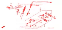 PEDALE pour Honda CB 400 F CB1 de 1990