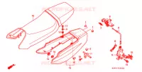 SELLE pour Honda CB 400 F CB1 de 1990