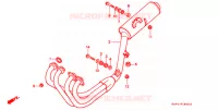 SILENCIEUX D'ECHAPPEMENT pour Honda CB 400 F CB1 de 1990